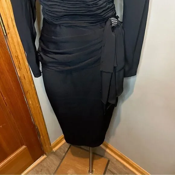 Vintage
Destinee Womens Black Boned Ruching Chest Dress USA Size 8 - Picture 2 of 13